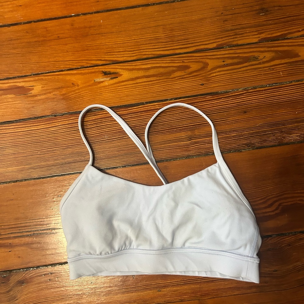 Lululemon Light Blue Flow Y Bra
